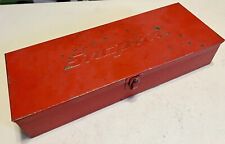 Vintage Snap On Tool Box Kra 104 Metal Storage Box 1988 Box Only Kra-104