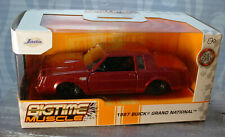 Jada 1987 Buick Grand National Burnt Redbigtime Muscle132 Die Cast Toy