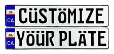 Custom State Flag European Style License Plate - Customize Your Plate