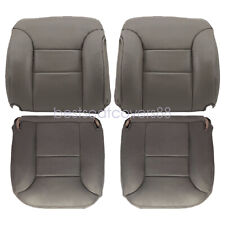 For 1995-1999 Chevy Tahoe Front Bottom-back Replacement Leather Seat Cover Gray