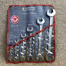 Wright Tools 6 Pc. Open End Wrench Set 5 Wright 1 Mac Wrenches