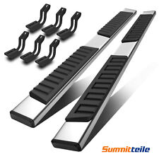 6 Nerf Bar Side Step Running Board Set For 2007-2021 Toyota Tundra Crew Max Cab