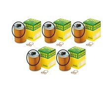 Mann Set Of 5 Cartridge Engine Oil Filters Kit For Mercedes W114 W107