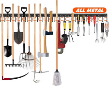 68 All Metal Garden Tool Organizer Adjustable Garage Tool Organizer