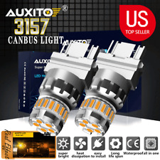 Auxito 3157 3156 Amber Canbus Led Turn Signal Parking Light Bulbs Error Free Ec