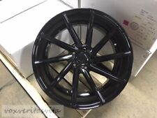 20 Gloss Black Swirl Style Staggered Wheels Fits Infiniti G25x G25 Awd Q40