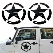 Pair Us Army Military Star Sticker Decal For Car Truck Jeep Wrangler Yj Tj Jk Jl