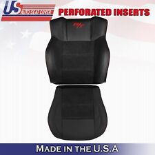2006 To 2010 For Dodge Charger Rt Driver Top Bottom Perf Leather Seat Covers Blk