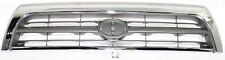 Grille For 1996-98 Toyota 4runner Limited 3.4l 6 Cyl Chrome Shell Silver Insert