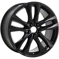 New 19 X 8.5 Black Alloy Replacement Wheel Rim 2016-2024 For Chevrolet Malibu