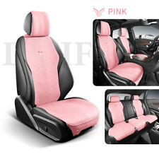 Suede Leather Car Seat Cover 25-seat Full Setfront Cushion For Subaru Interior
