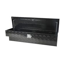 Aluminum 48 Inch Side Mount Tool Box Side Truck Box With Paddle Latch Black