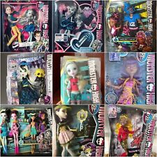 Monster High Dolls Draculaura Clawdeen Wolf Frankie New In Box Rare Mattel