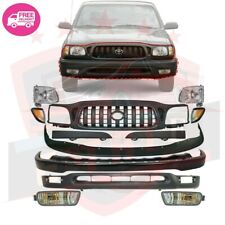New Toyota Tacoma 2001-2004 2wd Front Bumper Primed Kit Grille Headlights 12pc