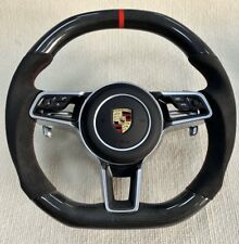Carbon Black Alcantara Porsche Steering Wheel991.2 911caymanboxstermacancayenne.