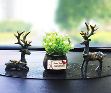 Cute Creative Small Deer Car Ornament Car Dashboard Interior Decor Home Decor