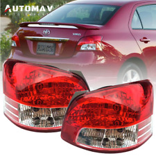 For 2007-2012 Toyota Yaris Sedan Rear Tail Lamp Lights Set Leftright 1 Pair