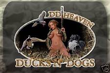 Duck Hunting Decal Sticker Bikini Girl Camouflage Hunting Blind Shotgun Labrador