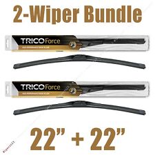 2-wipers 22 22 Trico Force All-season Beam Wiper Blades 25-220 X2