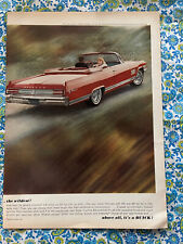 Vintage 1964 Buick Wildcat Convertible Print Ad