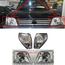 4pcs For Toyota Landcruiser Prado Lc90 1996-02 Front Headlights Corner Lights