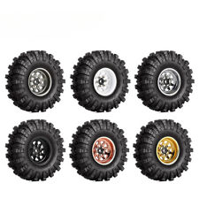 Injora 1.0 Beadlock Wheel Rims Mud Terrain Tires For Ax24 Scx244pcsw1004-t1007