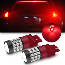 For Jeep Grand Cherokee 1996-2021 Red Led Brake Stop Tail Light Bulbs 3157 Pair