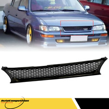 For 1993 1997 Toyota Corolla Ae101 Abs Front Bumper Grille Mesh Black Grill
