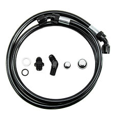 Remote Turbo Oil Feed Line Kit For 2004-10 Chevy Express Gmc Savana 6.6l Duramax