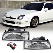 For 1997-2001 Honda Prelude Clear Lens Fog Lights Bumper Driving Lamps Wwiring