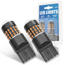 7443 Led Amber Turn Signal Light Blinker Bulb No Hyper Flash For Jeep Compass