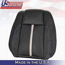 2010 To 2014 Fits Ford Mustang Gt Coupe Driver Top Leather Seat Cover Black