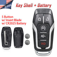 5 Button Keyless Remote Key Fob Case Repair Cover For Ford Explorer Edge Fusion