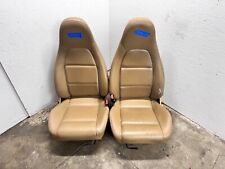 99-00 Mazda Mx-5 Miata Oem Seats Seat Set Tan Leather Left And Right