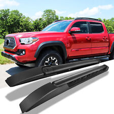 Fit For 2010-2023 Toyota Tacoma Double Cab Top Roof Rack Cross Side Rails Set