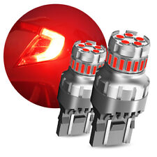 Super Red Led Strobe Flashing Blinking 7443 Brake Tail Light Parking Safety Bulb