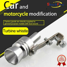 Car Polished Turbo Whistle Pipe Sound Muffler Blow Off Valve Simulator Whistler