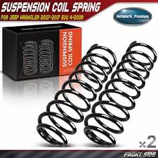 2x Front Coil Spring For Jeep Wrangler 2007 2008 2009-2017 Sport Utility 4-door