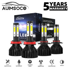 For Volvo Vn Vnl Vnm Truck 630 670 730 780 2004-2015 Led Headlights Light Bulbs