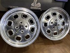 Greg Weld Rodlite Style 4 Lug Wheels 17x4 Mustang Rare Obsolete Drags 4 X 108.