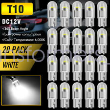 20x 6000k Super White T10 194 168 W5w 2825 Led License Plate Interior Light Bulb
