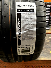 1 New Dunlop Sport Maxx Rt2 - 25530r19 Tires 2553019 255 30 19