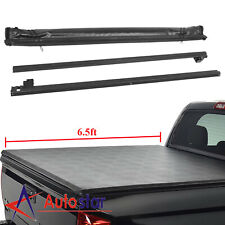 Soft Roll-up Tonneau Cover For 2014-2018 Silverado Sierra 6.5ft Short Bed New