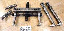 Snap-on Tools Ac Pulley Puller Set Cj80a Plus 2 Long Jaws 4-38 Reach