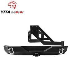 Yitamotor Rear Bumper With Tire Carrier Linkage For 2007-2018 Jeep Wrangler Jk