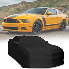 Indoor Stretch Car Cover Soft Fabric Anti-scratch Dust Proof For Ford Mustang