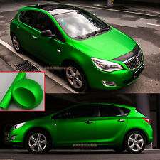 Green Car Wrap Satin 3d Carbon Fiber Chrome Pearl Chameleon Vinyl Sticker Us