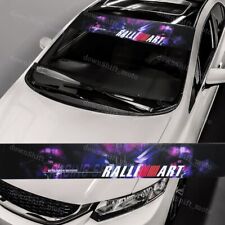 For Mitsubishi Motor Ralliart Front Window Windshield Vinyl Banner Decal Sticker