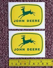 2 John Deere Classic 2 X 3 Vinyl Decal Stickers Farm Tool Free Usa Flag