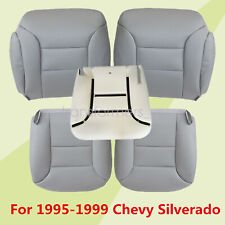 For 95-99 Gmc Sierra Chevy Tahoe Front Leather Seat Cover Driver Foam Cushion